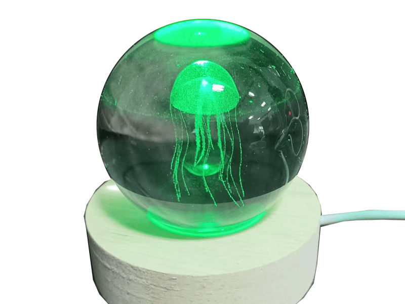 Kristallen bol met kwal 60mm