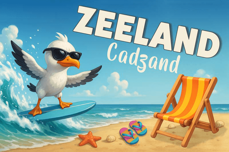 Magneet Surfmeeuw CADZAND