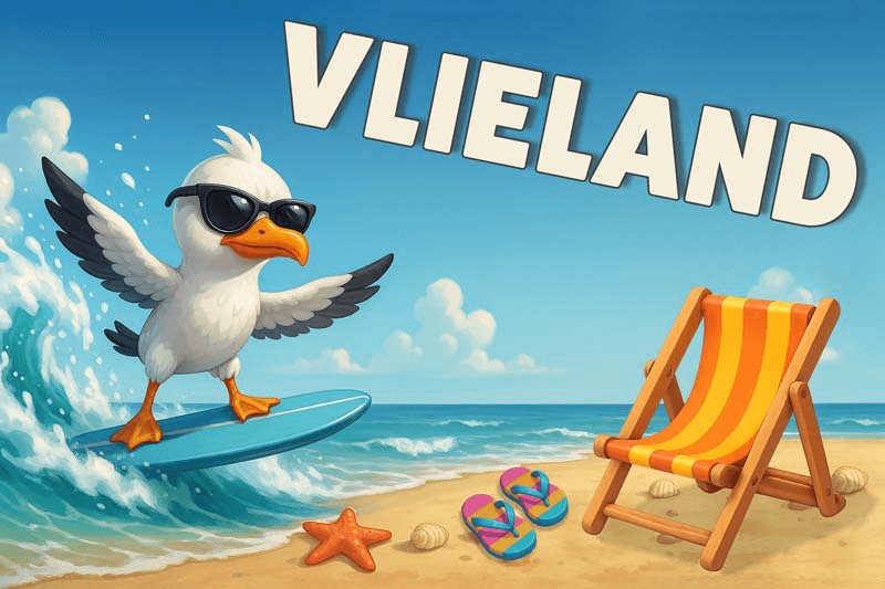 Magneet Surfmeeuw VLIELAND
