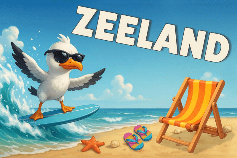 Magneet Surfmeeuw ZEELAND