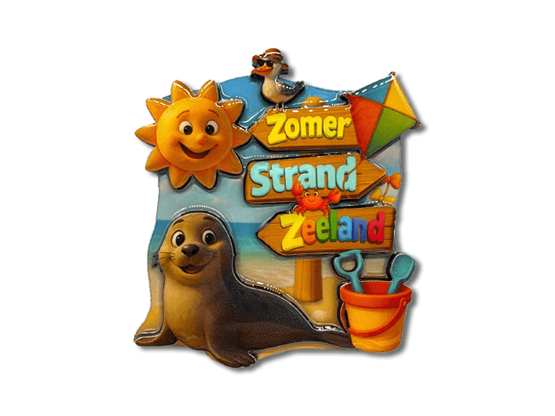 Magneet MDF Zeehond ZEELAND