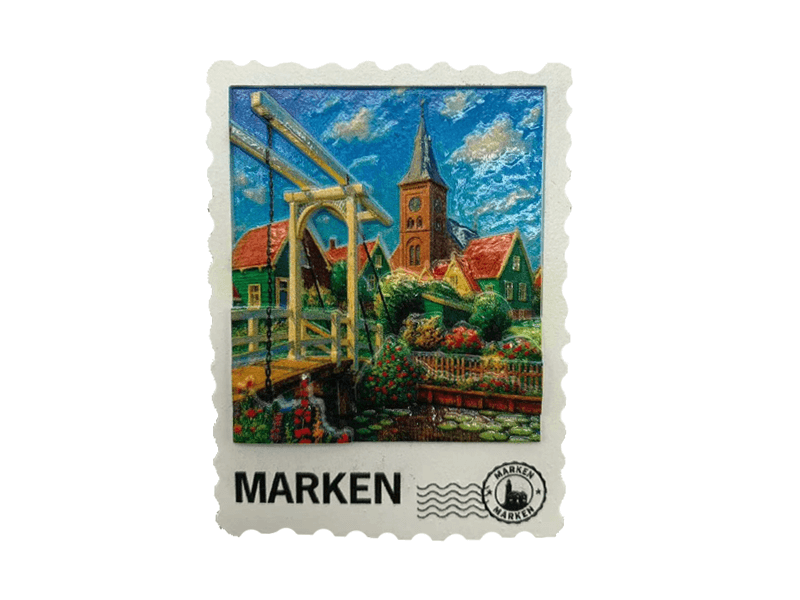 Magneet postzegel 3D MARKEN