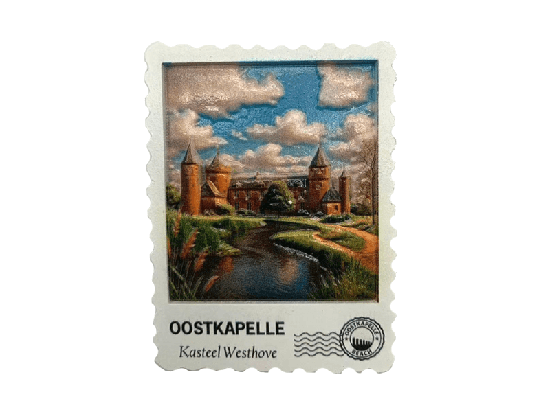 Magneet postzegel 3D OOSTKAPELLE