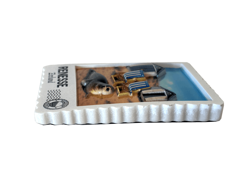 Magneet postzegel 3D RENESSE