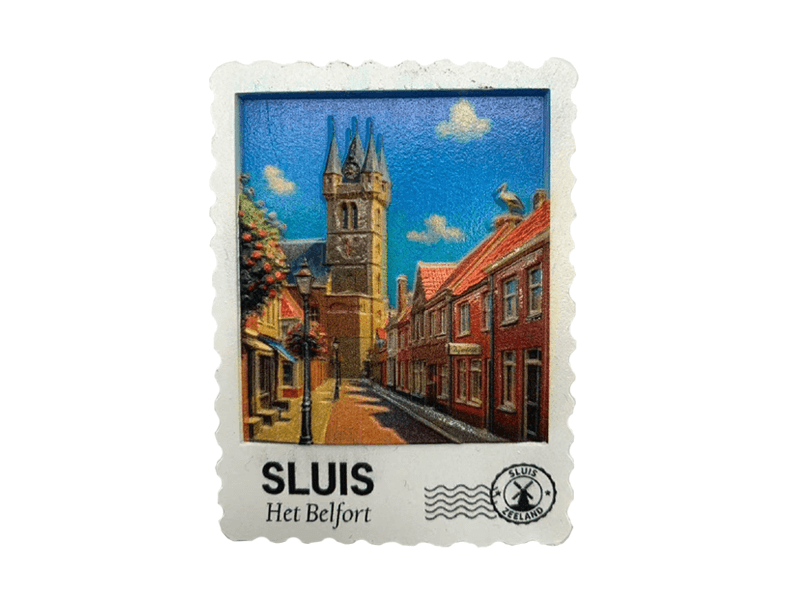 Magneet postzegel 3D SLUIS