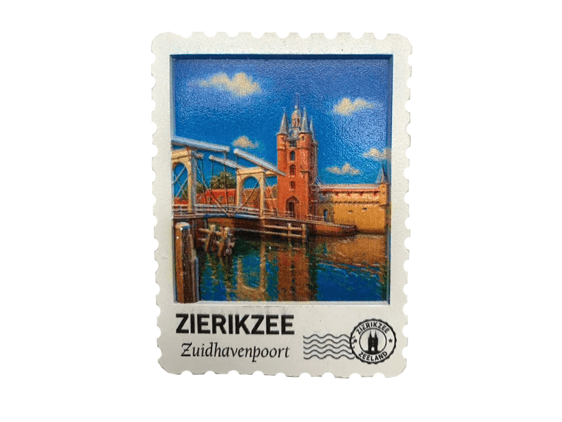 Magneet postzegel 3D ZIERIKZEE