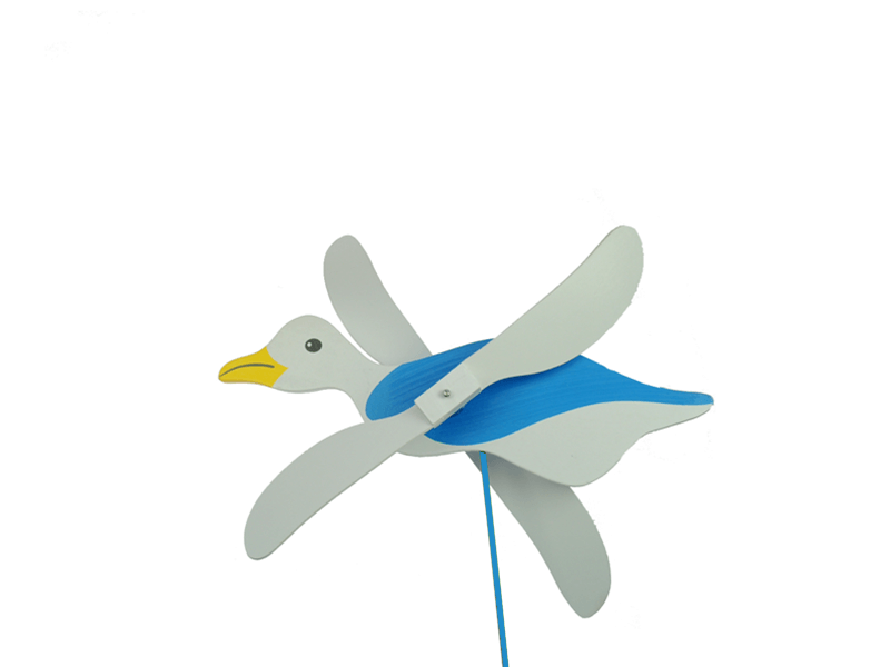 Windmolen eend blauw large 34cm Windmolen eend blauw large 34cm