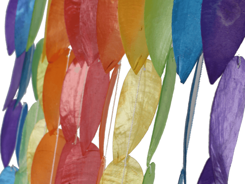 Hanger zomer veelkleurig capiz Hanger zomer veelkleurig capiz