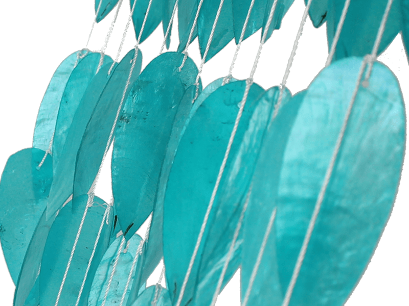 Hanger turquoise capiz 50cm Hanger turquoise capiz 50cm