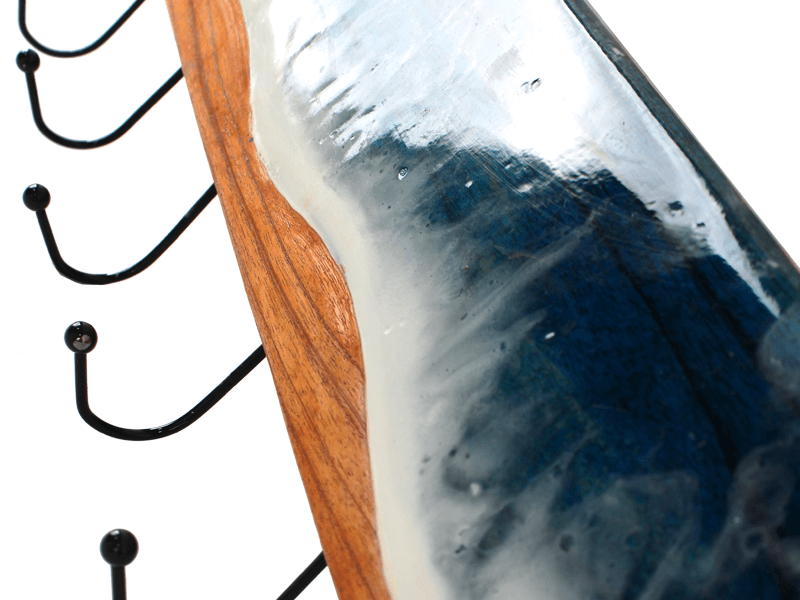 Kapstok hout epoxy strand 47cm Kapstok hout epoxy strand 47cm