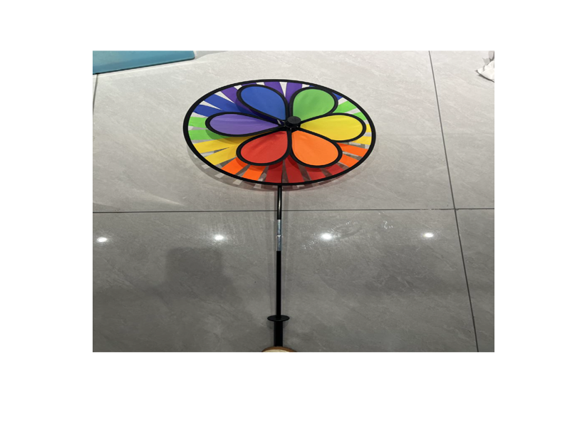 Windmolen regenboog 2 delig 30+38cm