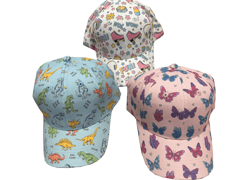 Cap Kids Print 3 ass.