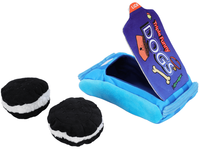 Hondenspeelgoed pak koekjes 36x14cm