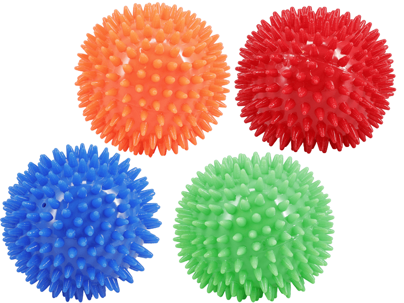 Hondenspeelgoed bal 8.5cm 4ass.