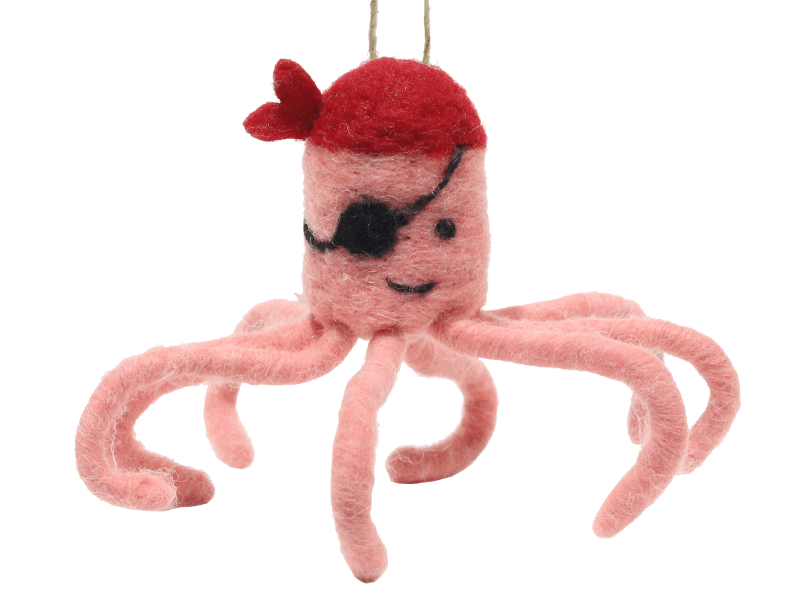 Vilten piraten octopus