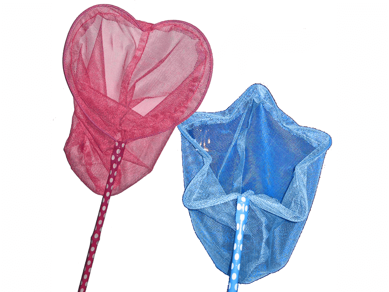Vlindernetjes bamboe/plastic ster/h Vlindernetjes bamboe/plastic ster/h