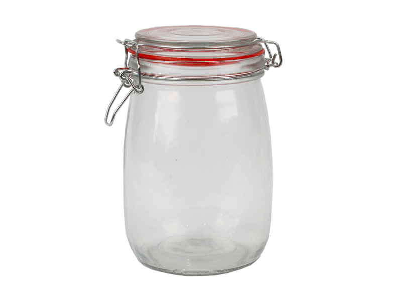 Glazen weckpot tbv vuurtoren drop Glazen weckpot tbv vuurtoren drop