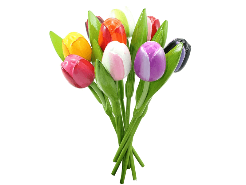 Tulpen boeket 9 stuks 20cm Tulpen boeket 9 stuks 20cm