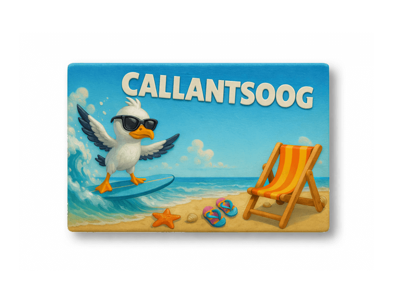 Magneet Surfmeeuw CALLANTSOOG