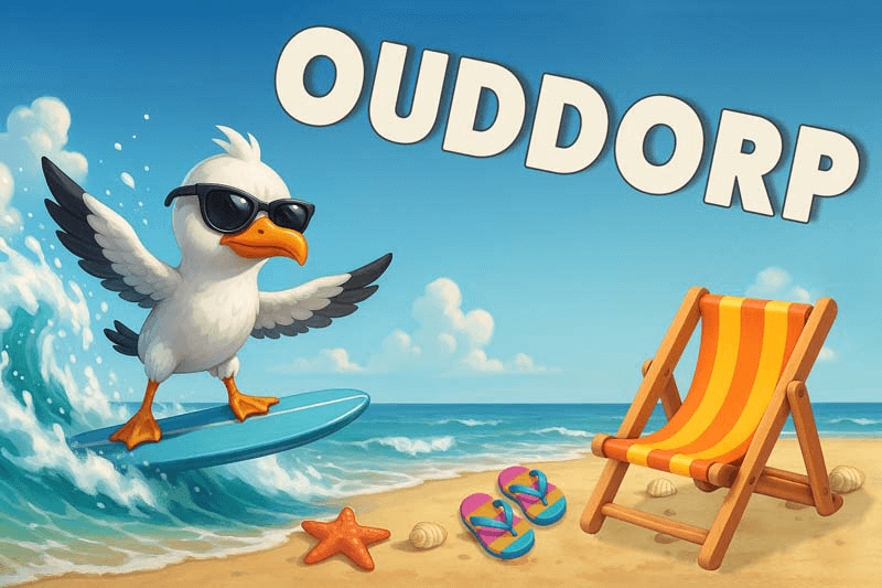 Magneet Surfmeeuw OUDDORP