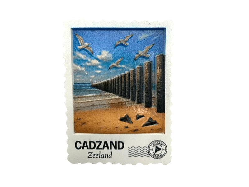 Magneet postzegel 3D CADZAND