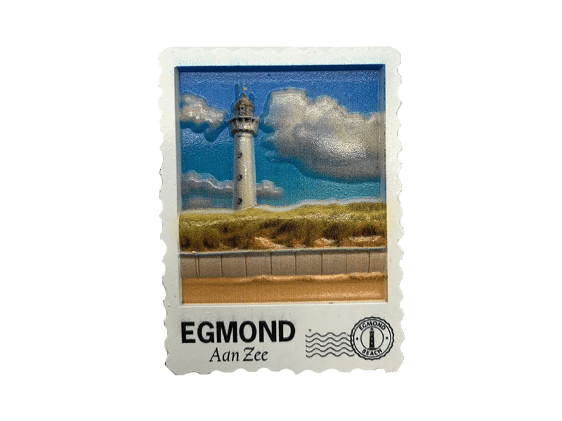 Magneet postzegel 3D EGMOND
