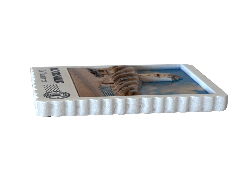 Magneet postzegel 3D NOORDWIJK