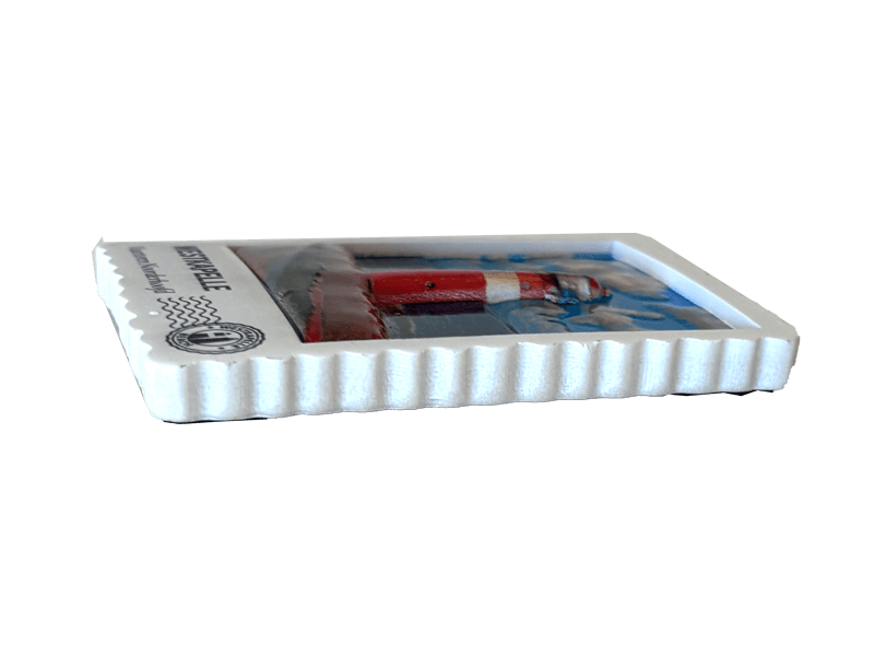 Magneet postzegel 3D WESTKAPELLE NH