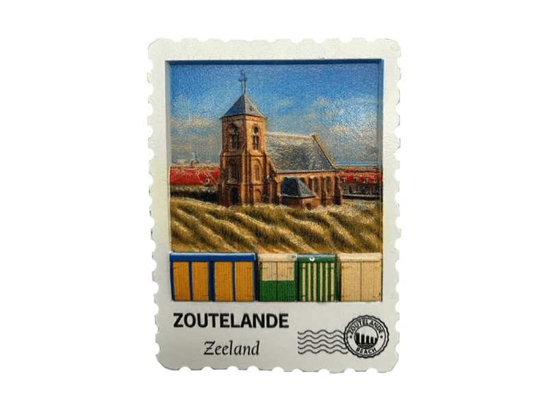 Magneet postzegel 3D ZOUTELANDE