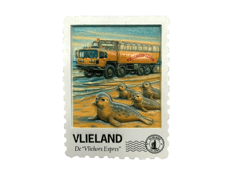 Magneet postzegel 3D VLIELAND VE