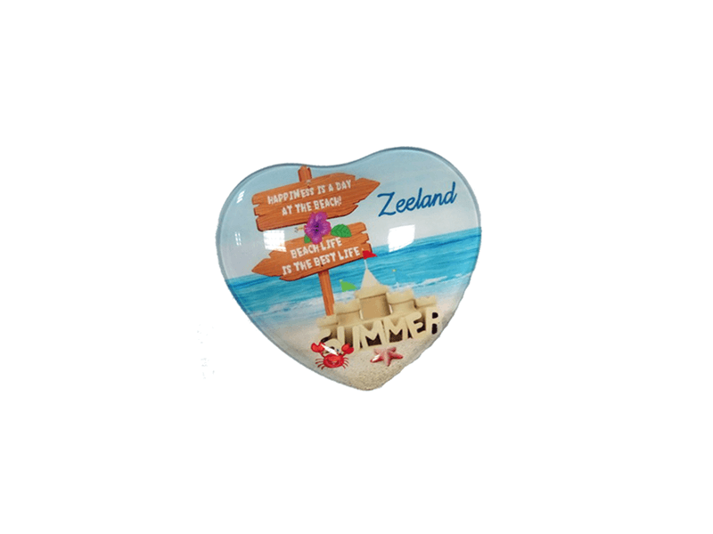 Magneet hart happiness ZEELAND Magneet hart happiness ZEELAND
