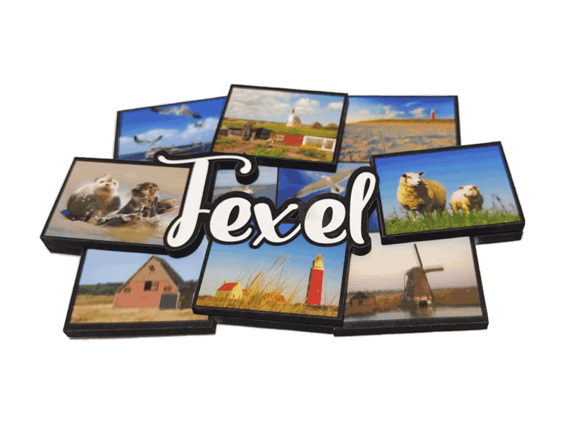 Magneet MDF foto's TEXEL