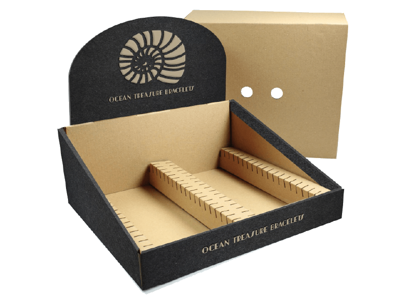 Display voor 36 liggende kaartjes