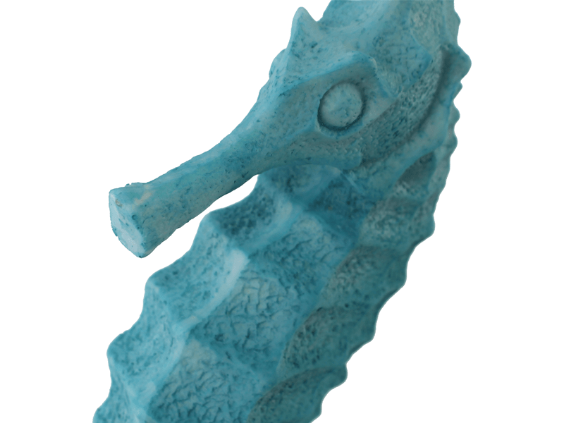 Zeepaardje aqua blauw 30cm Zeepaardje aqua blauw 30cm
