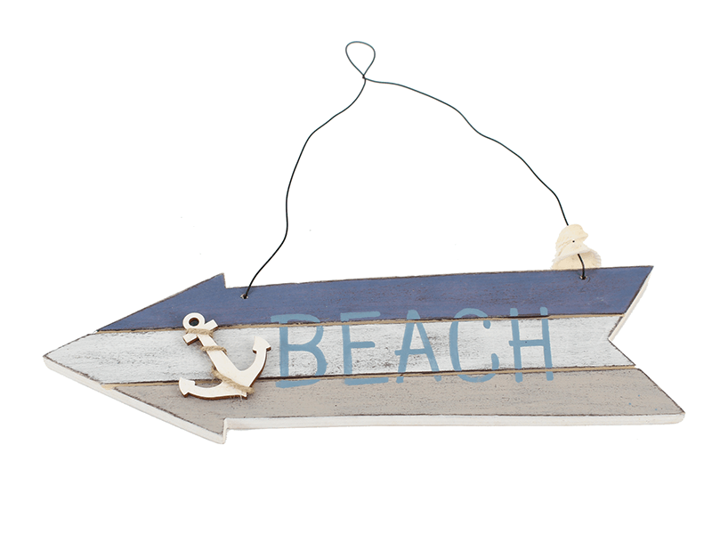Verwijsbordje BEACH Ocean Breeze Verwijsbordje BEACH Ocean Breeze