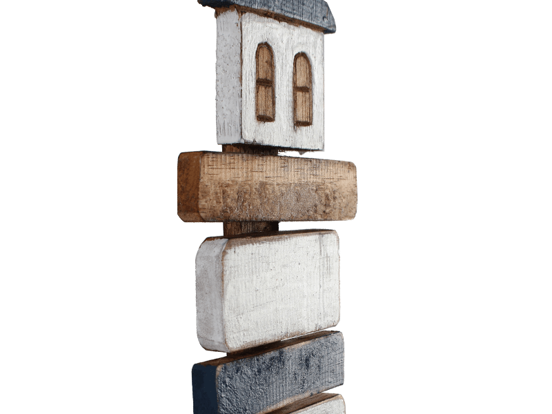 Hanger Vuurtoren blauw 40cm Hanger Vuurtoren blauw 40cm