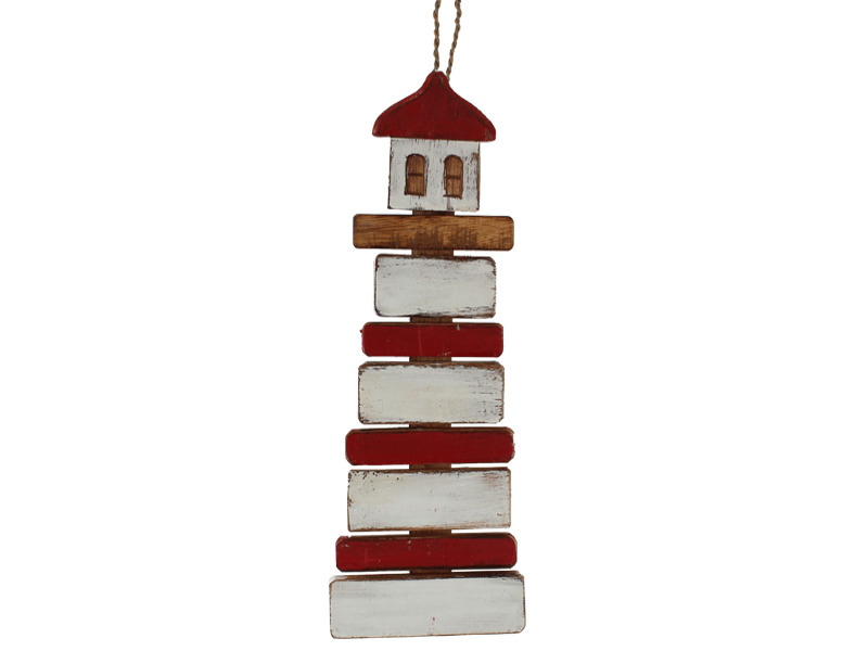 Hanger Vuurtoren rood 40cm Hanger Vuurtoren rood 40cm