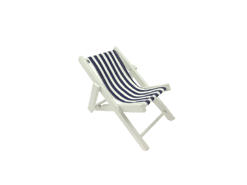 Beachchair red and white small Beachchair red and white small