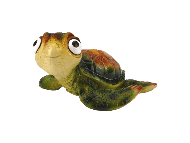 Schildpad groen, hoogte 9cm