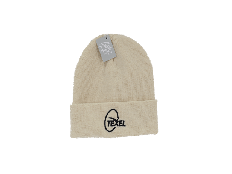 Muts Texel logo rondje Ecru