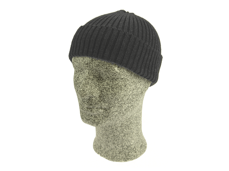 Beanie brede rib Antraciet Beanie brede rib Antraciet