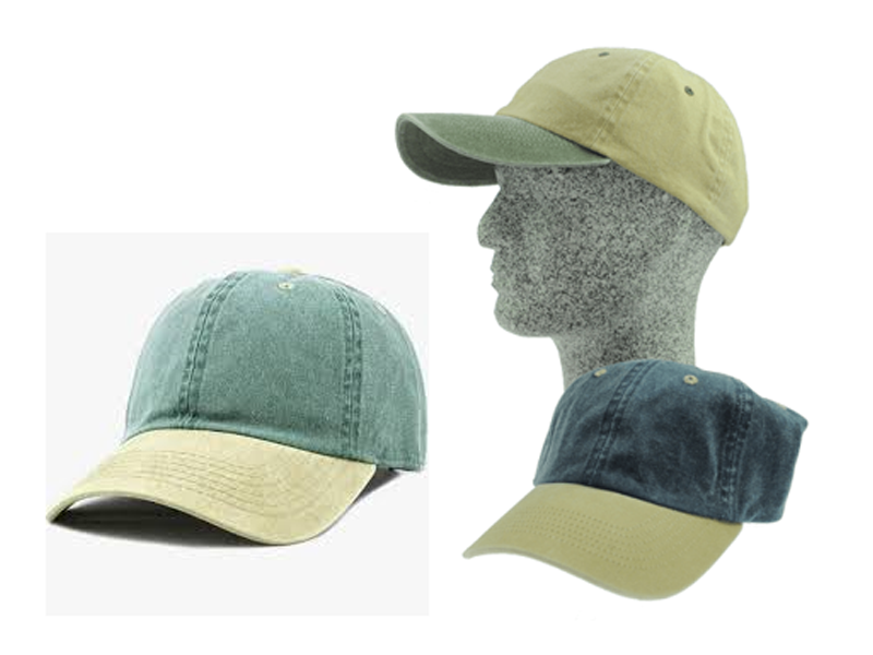 Cap 6 panel khaki jeans en aqua Cap 6 panel khaki jeans en aqua