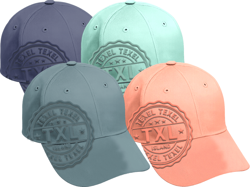 Cap stamp TEXEL 4ass.