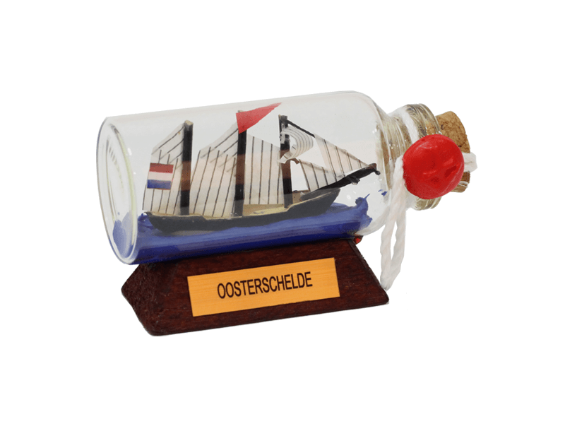 Boot in fles Oosterschelde 6,5cm