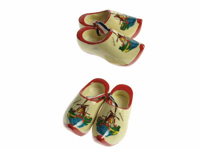 Klompjes rode zool 5,5 cm Klompjes rode zool 5,5 cm