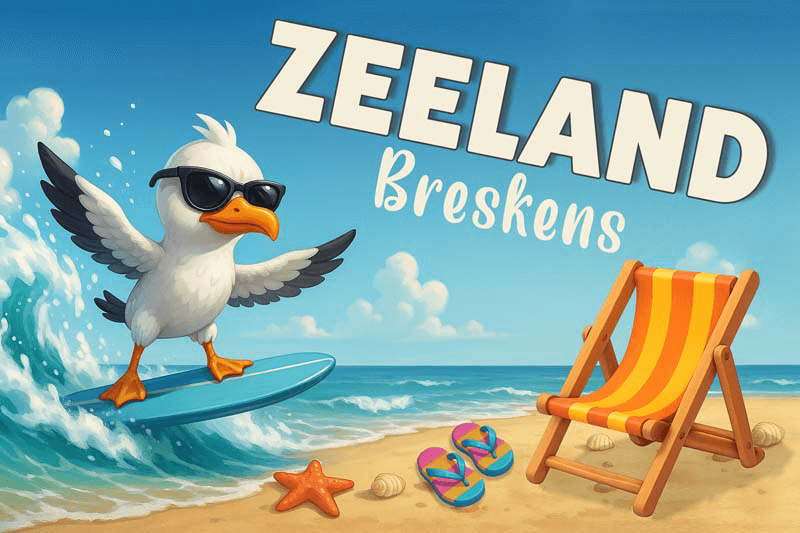 Magneet Surfmeeuw BRESKENS