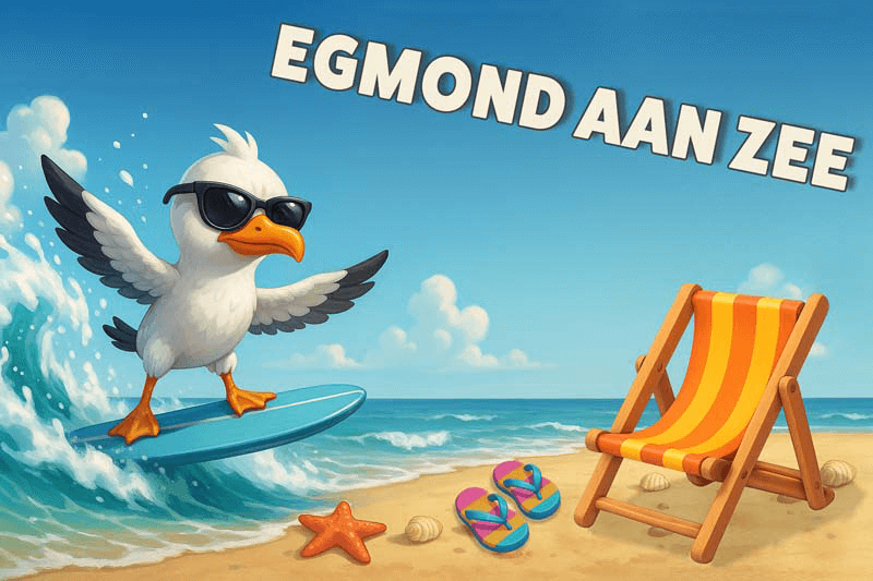 Magneet Surfmeeuw EGMOND