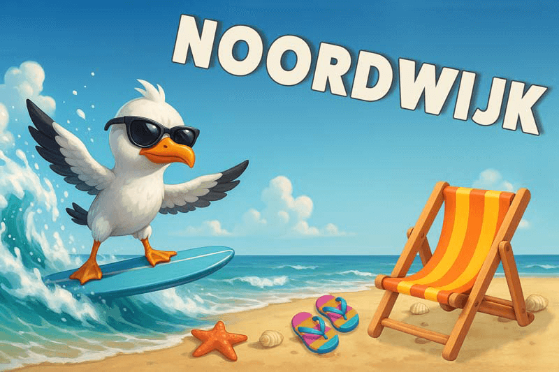 Magneet Surfmeeuw NOORDWIJK