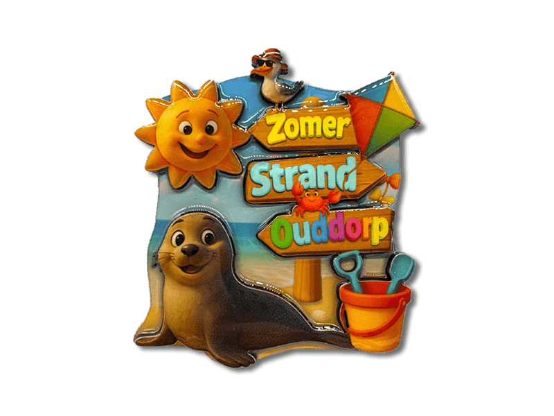 Magneet MDF Zeehond OUDDORP