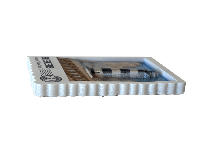 Magneet postzegel 3D BRESKENS